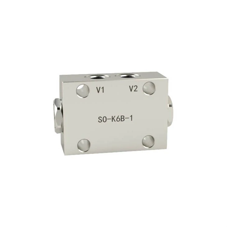 Blocare hidraulică a supapei duble de control pilot